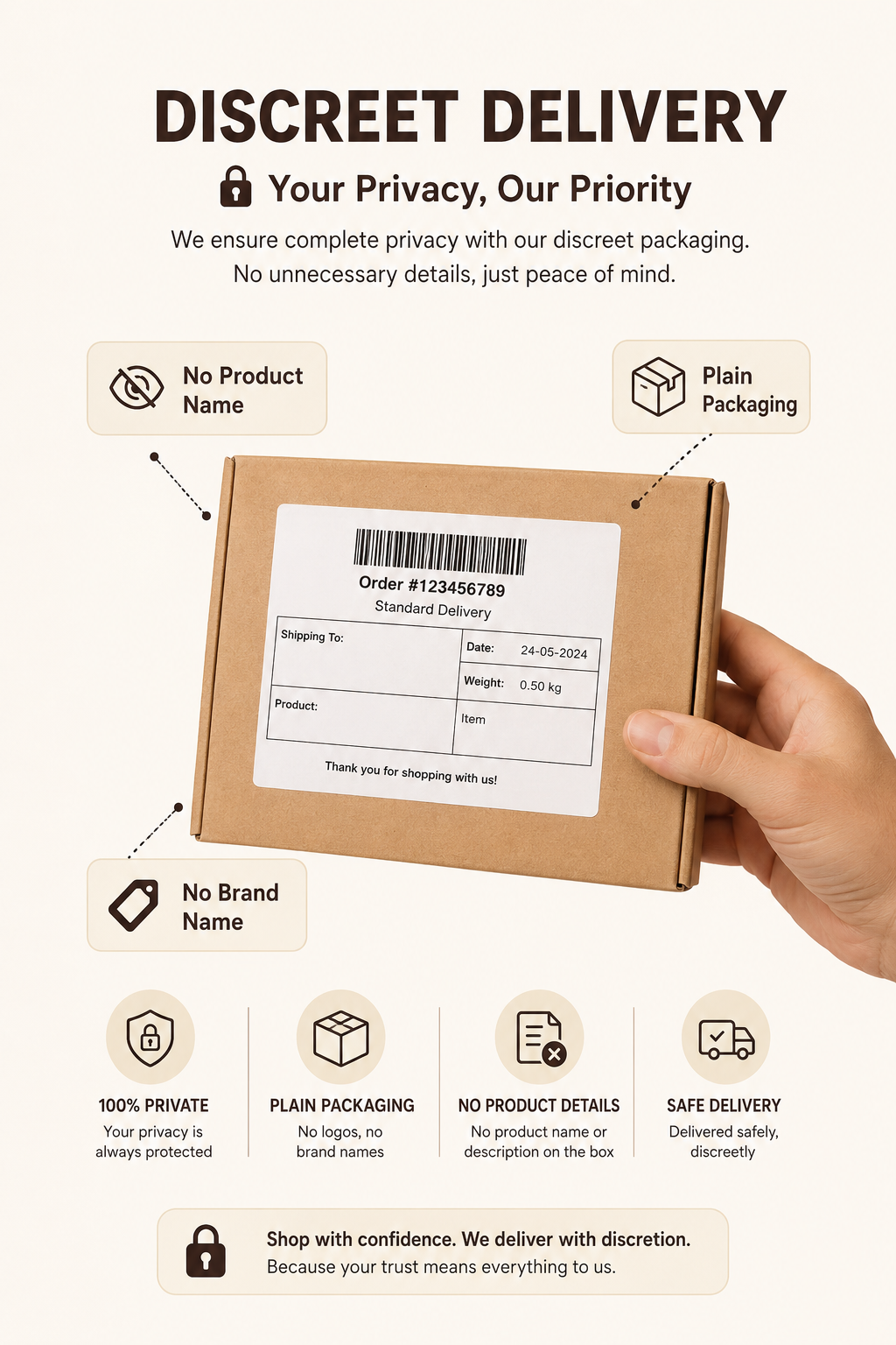 Discreet Packaging